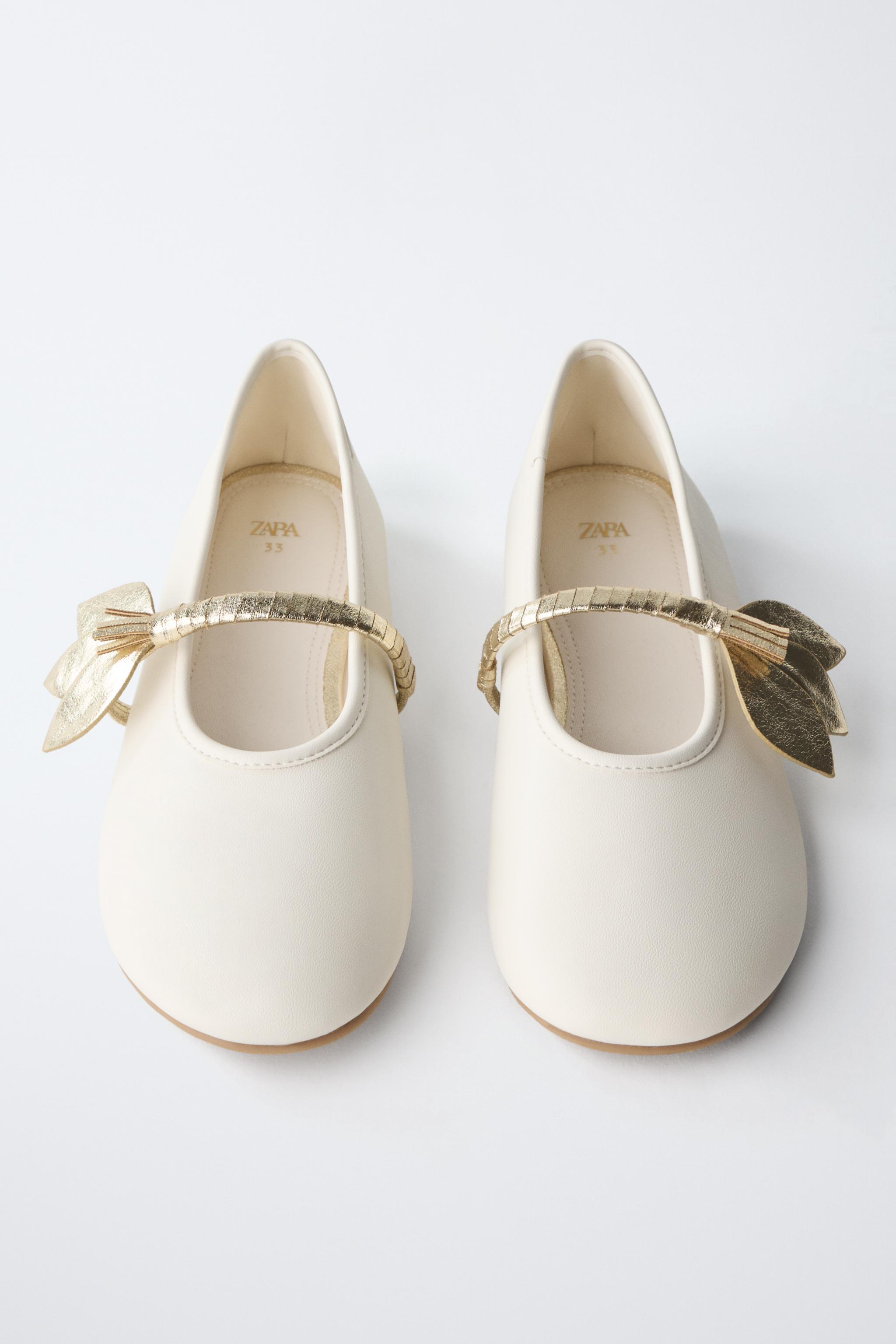 FLORAL DETAIL BALLET FLATS